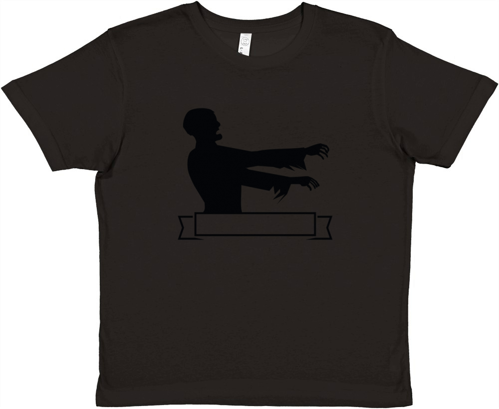 HALLOWEEN BADGE FRANK RUN Premium Kids Crewneck T-shirt