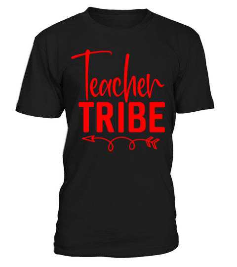 Red Quote Teacher Tribe T-Shirt Unisex