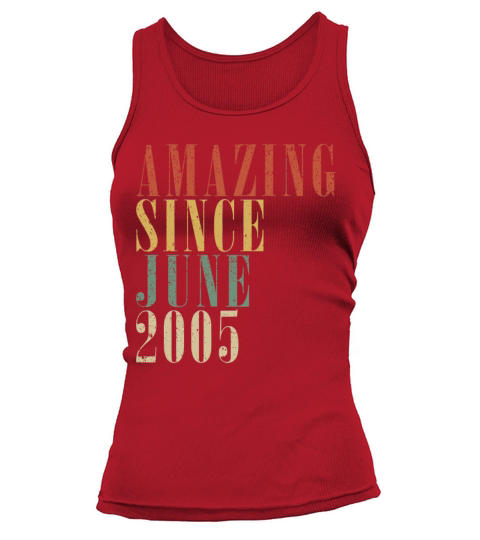 18th birthday man original June vintage 2005 Tank top Woman