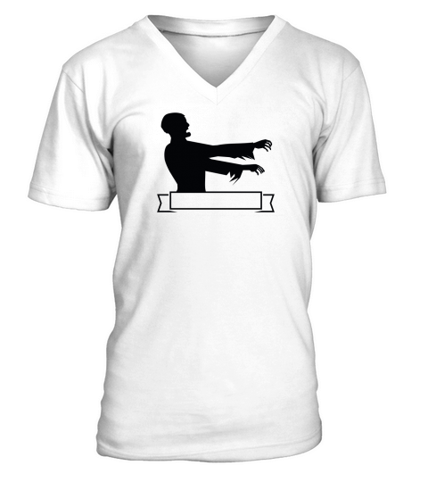 HALLOWEEN BADGE FRANK RUN V-Neck T-shirt