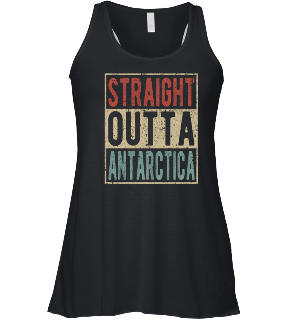 Straight outta Antarctica Women's Flowy Tank Top