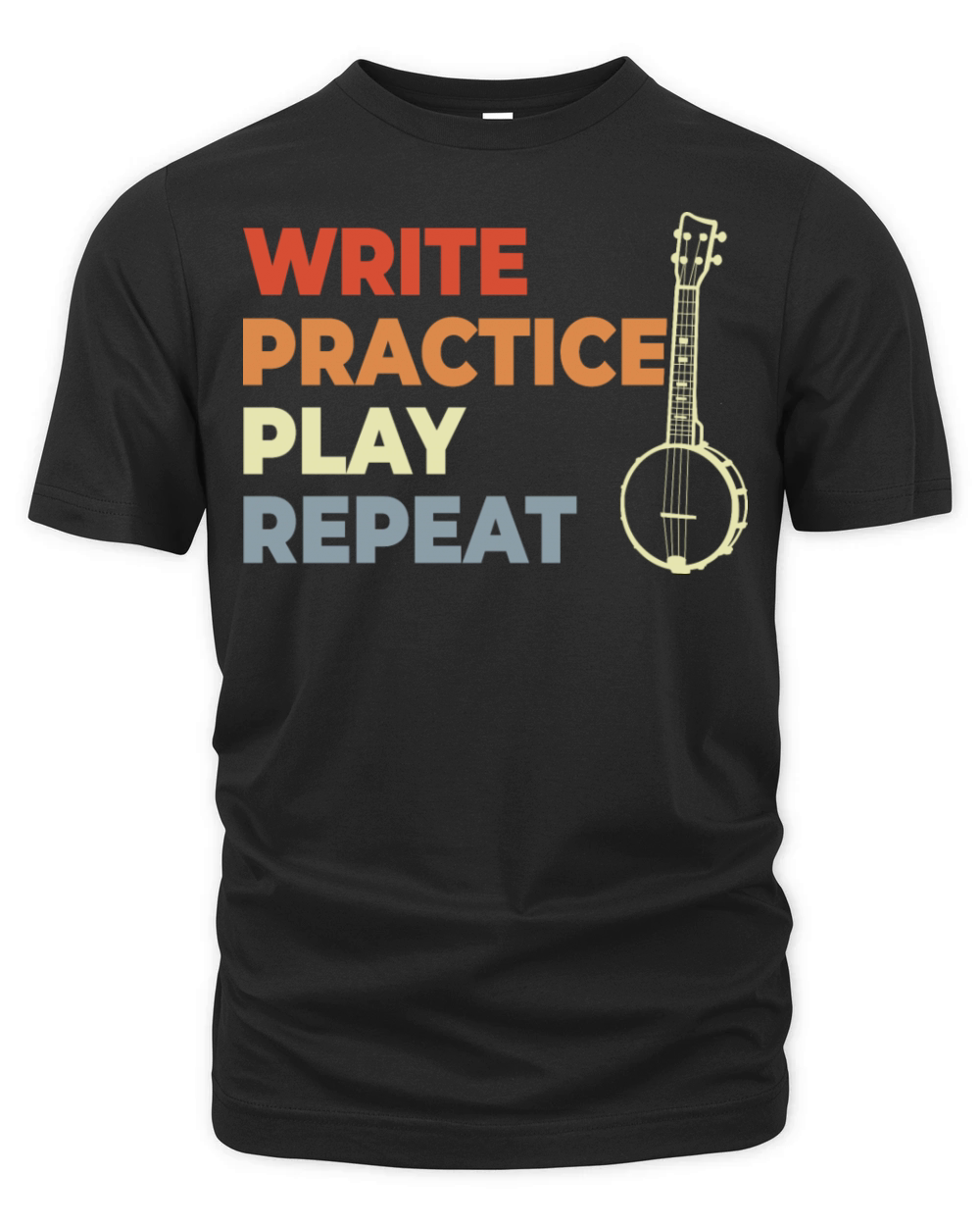 Vintage Banjo Motivation Organic Unisex T-shirt