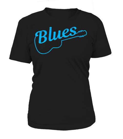 Blues Music Guitar Player Guitarist Vintage Women's T-Shirt