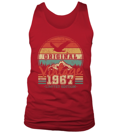 Vintage 1967 Birthday Gift Tank Top Unisex