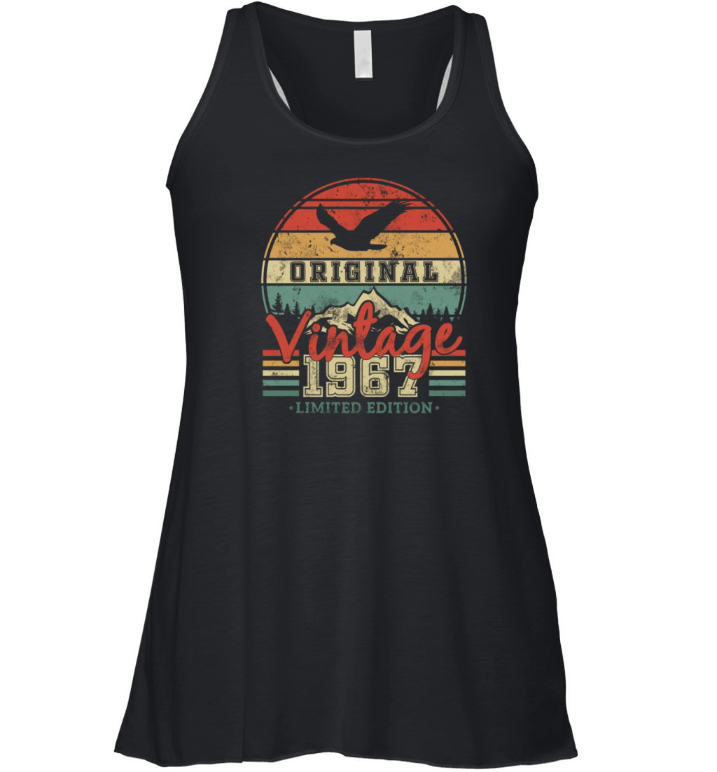 Vintage 1967 Birthday Gift Women's Flowy Tank Top