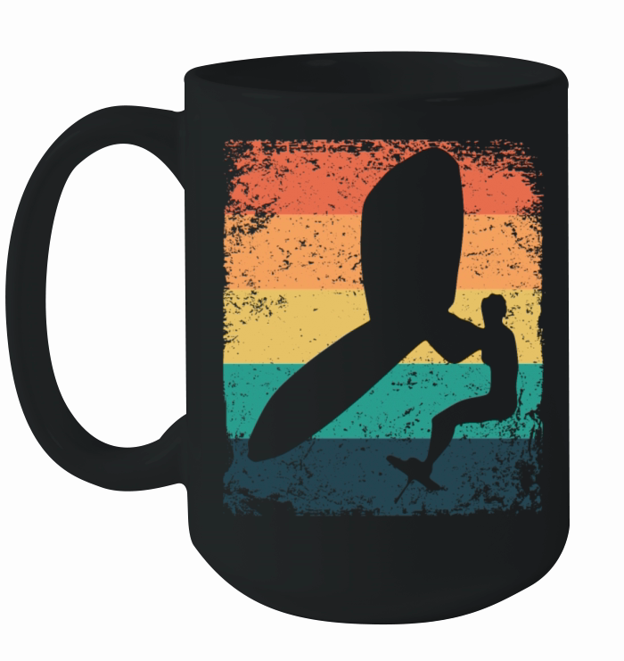 Wing Foil Wingsurfing Retro Foil Wing Ceramic Mug