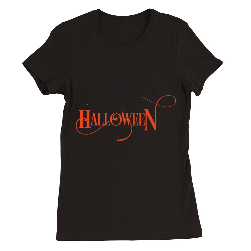 My first Halloween Premium Womens Crewneck T-shirt