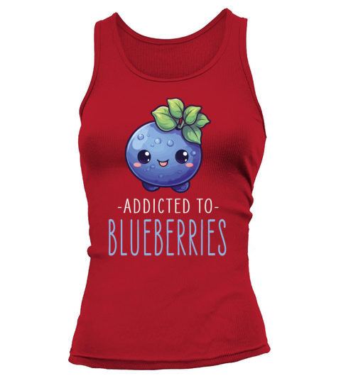 Blueberries Kawaii Tank top Woman