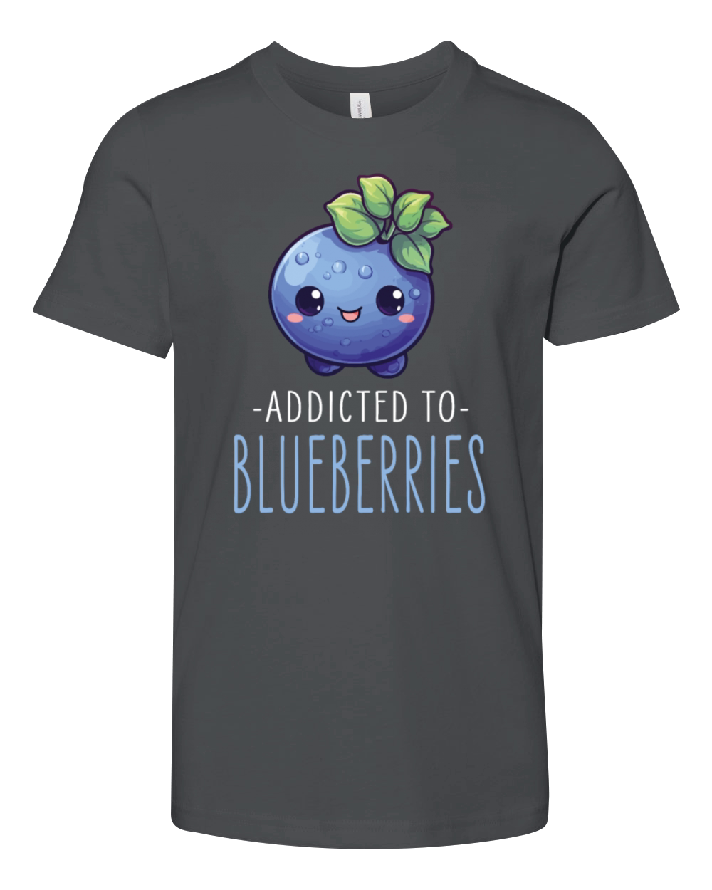 Blueberries Kawaii Youth Unisex Jersey Tee