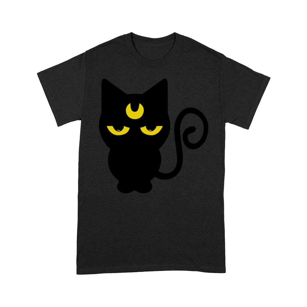 Halloween cat crescent moon sailor Comfort T-shirt
