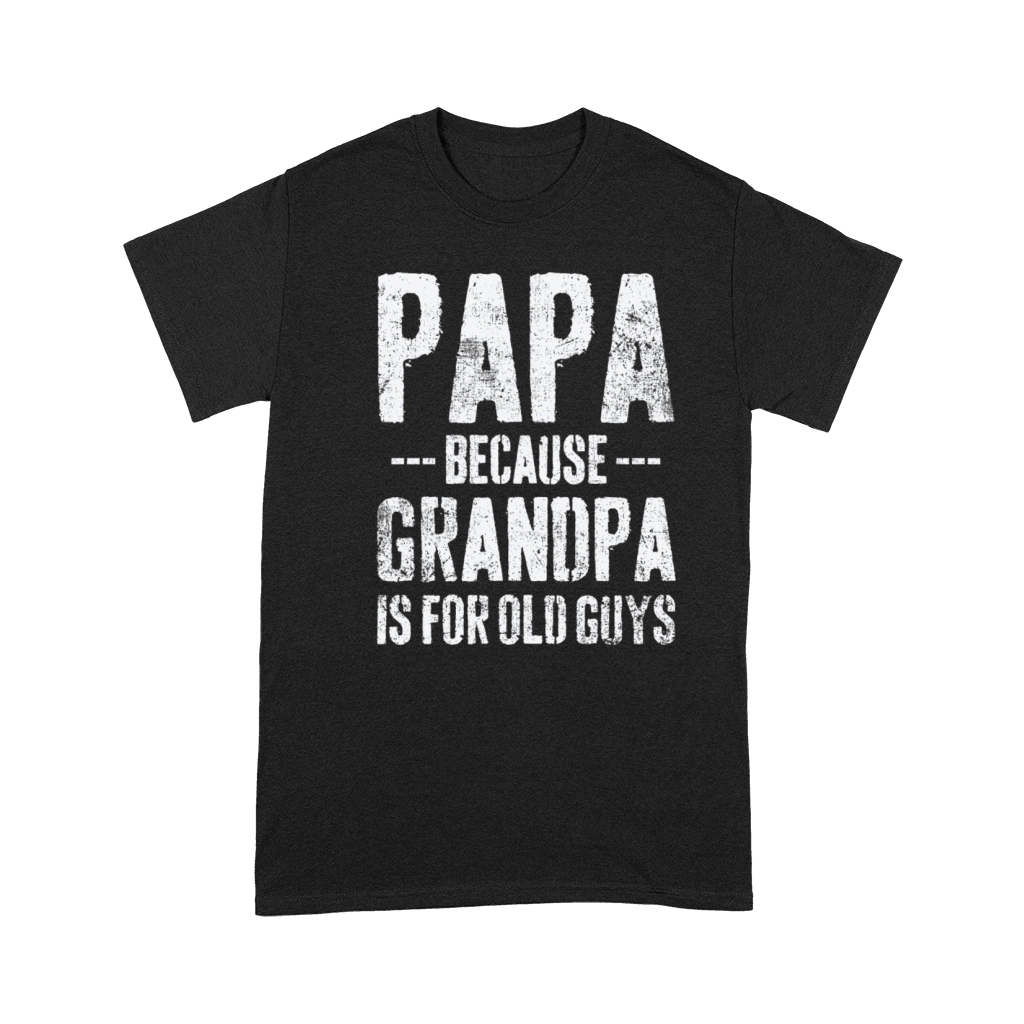 Papa Grandpa Grandfather Father s Day Vintage Premium T-shirt