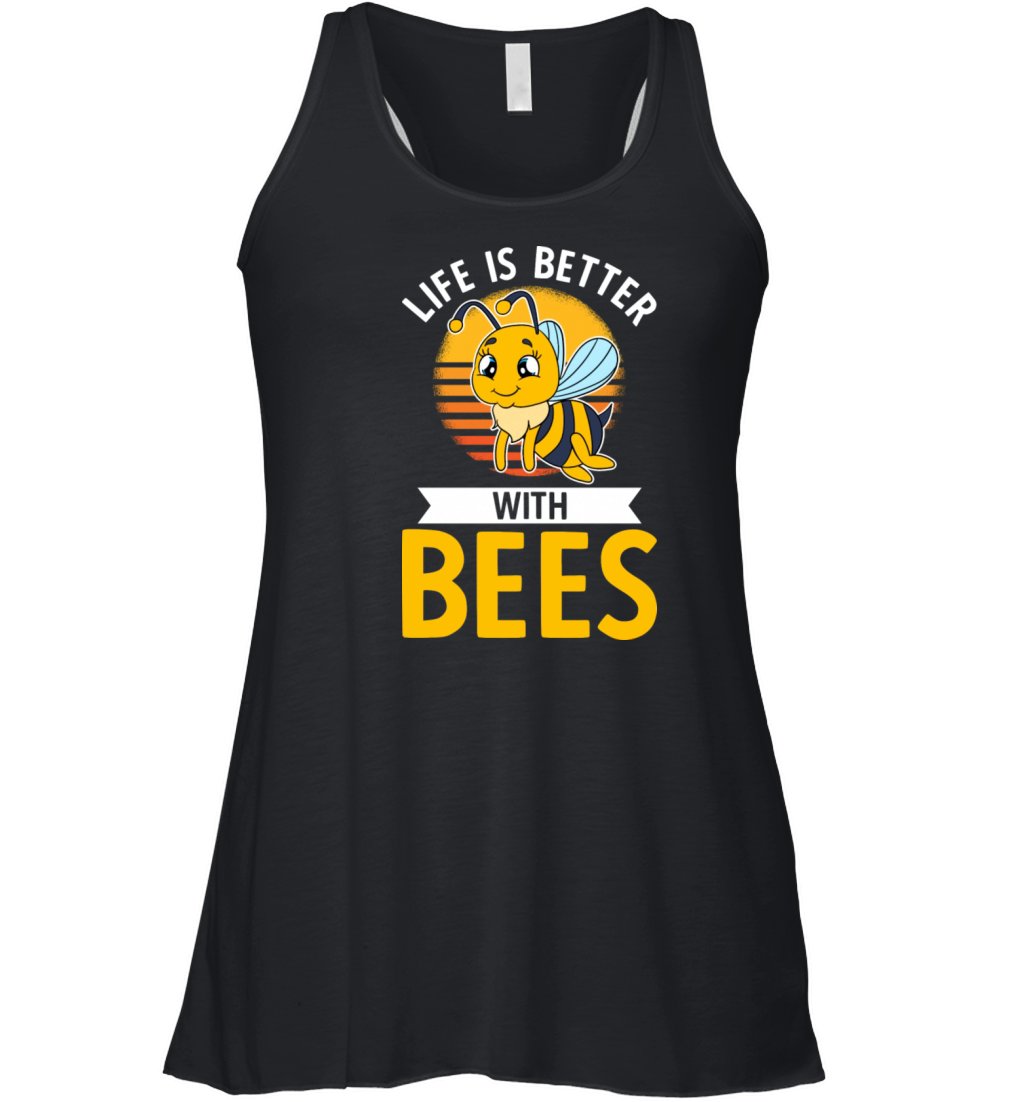 Life Is Better With Bees Women's Flowy Tank Top