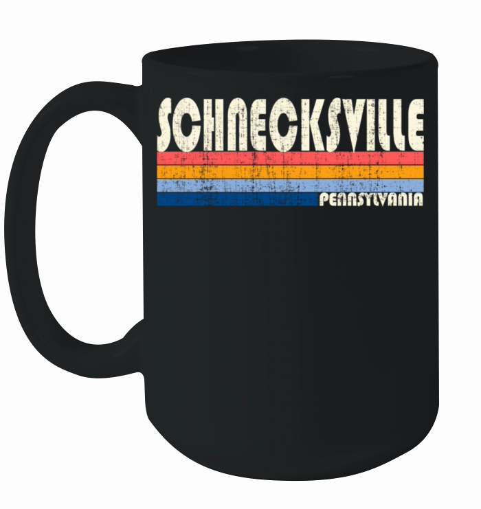 Vintage Retro 70S 80S Style Hometown Of Ceramic Mug