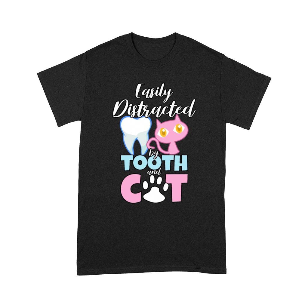 Easily Distracted By Tooth And C at Comfort T-shirt