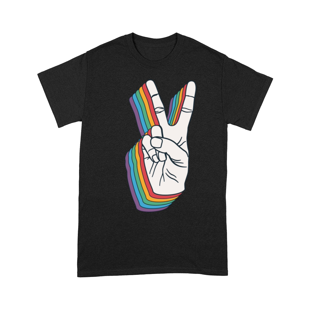 Peace Sign Peace Hand Sign Gesture Comfort T-shirt