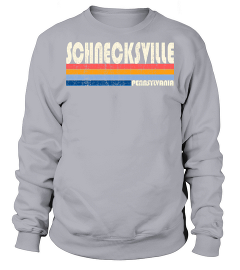 Vintage Retro 70S 80S Style Hometown Of Sweatshirt Unisex