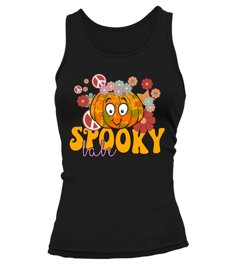 Cute Halloween Tee Spooky Babe Shirt Tank top Woman