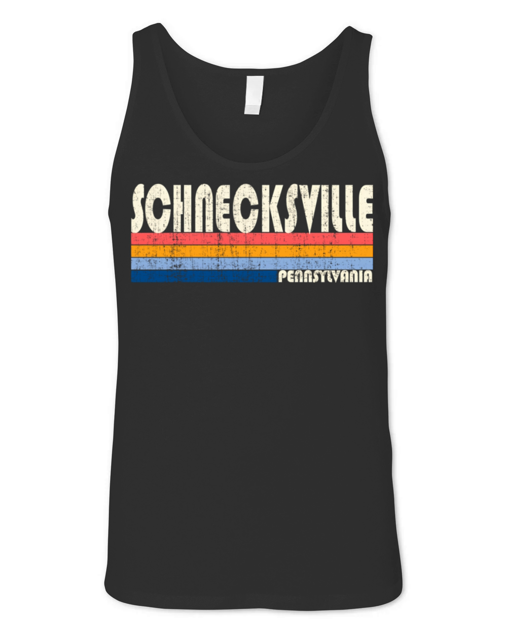 Vintage Retro 70S 80S Style Hometown Of Unisex Jersey Tank