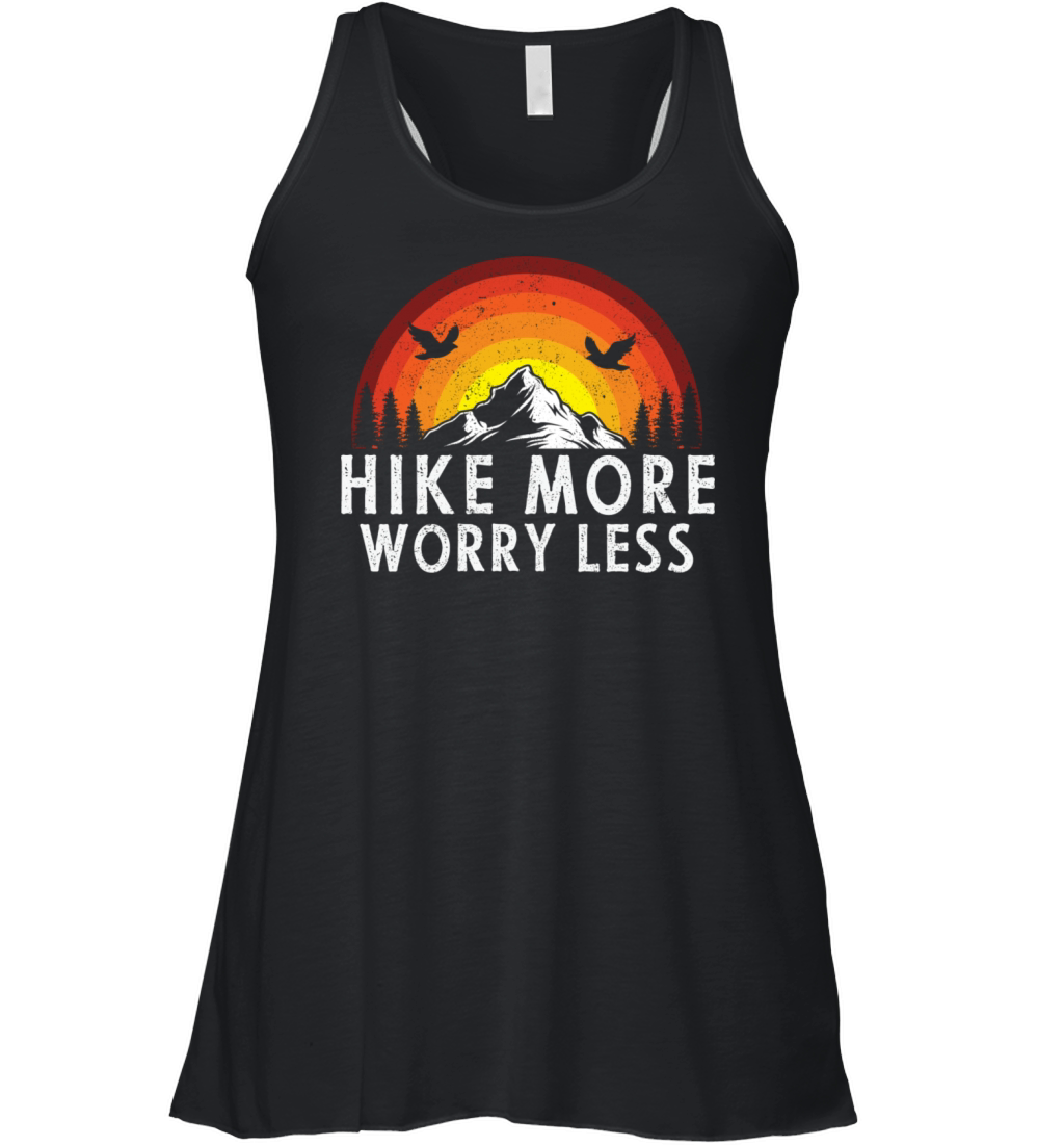 Hike More Worry Less Women's Flowy Tank Top