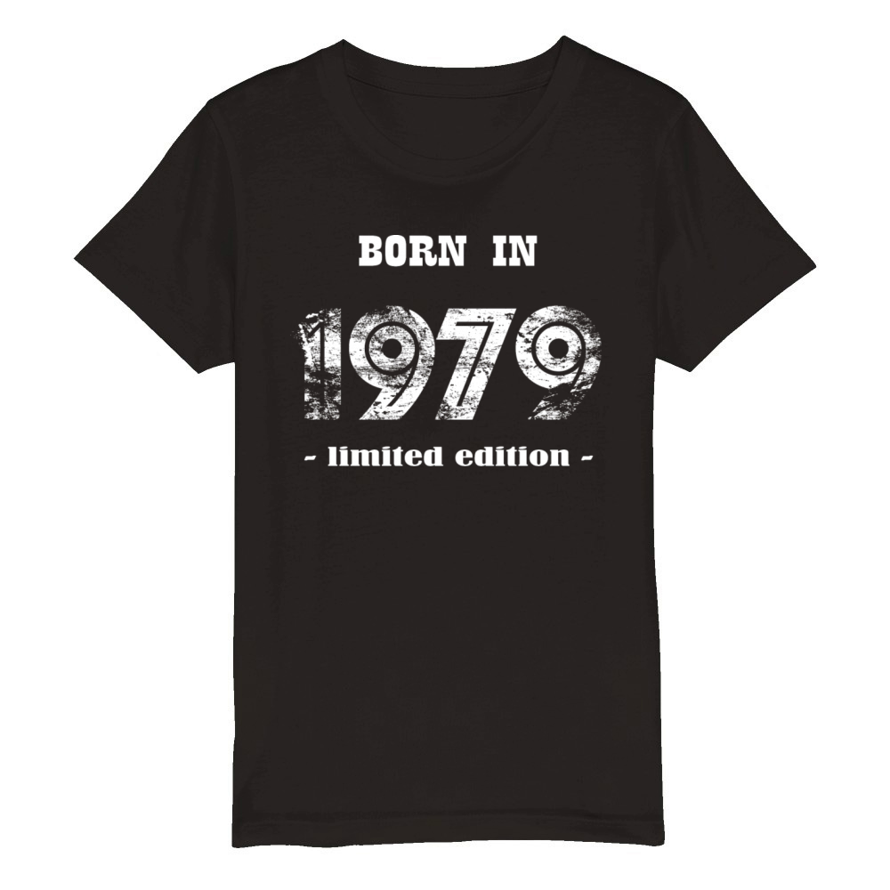Born in 1979 - limited edition Organic Kids Crewneck T-shirt
