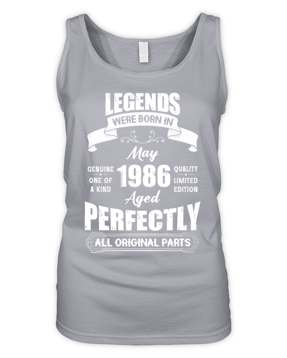 Legends Were Born In May 1986 Birthday Organic Women's Tank Top