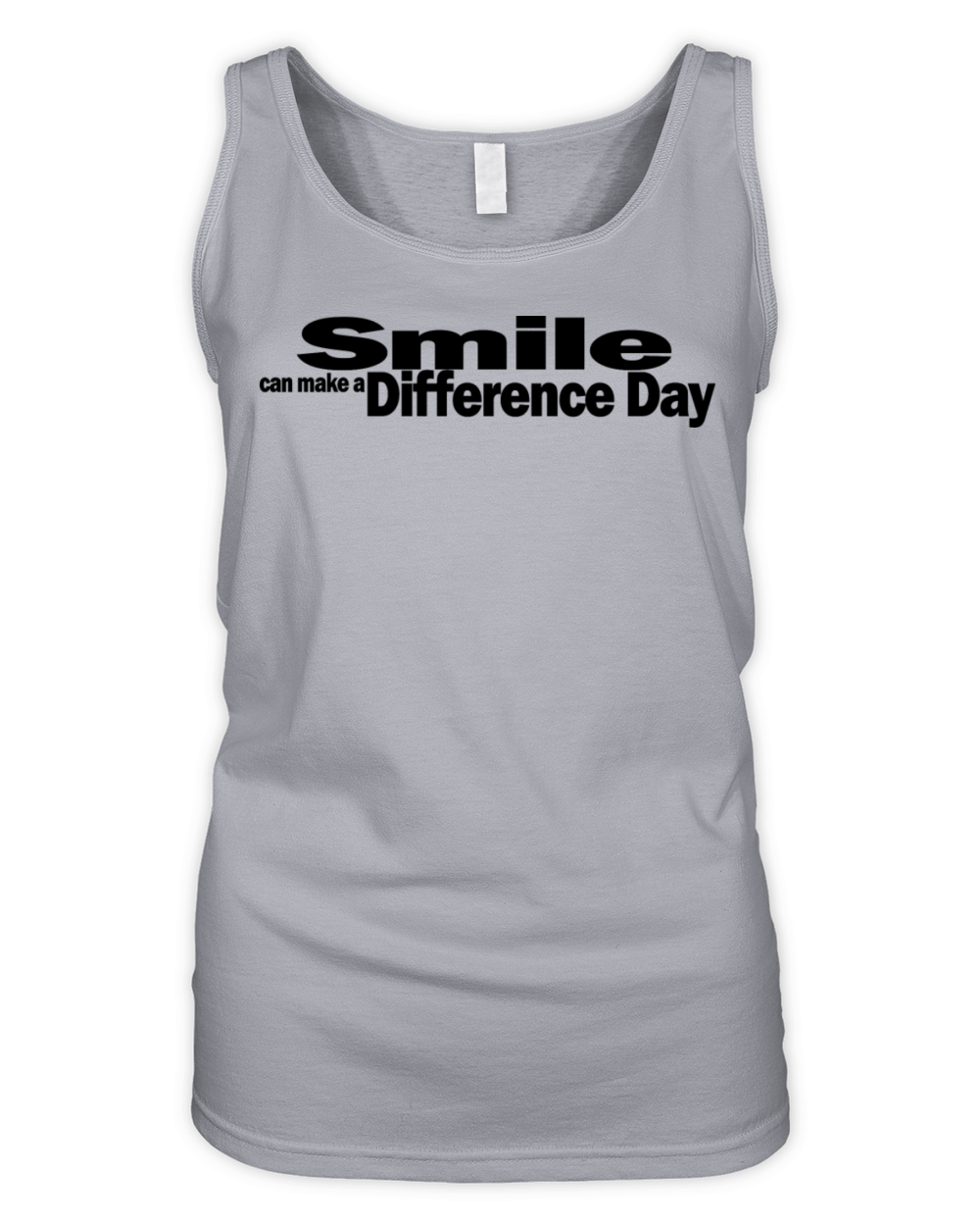 Smile Can Make a Difference Day 1A Organic Women's Tank Top