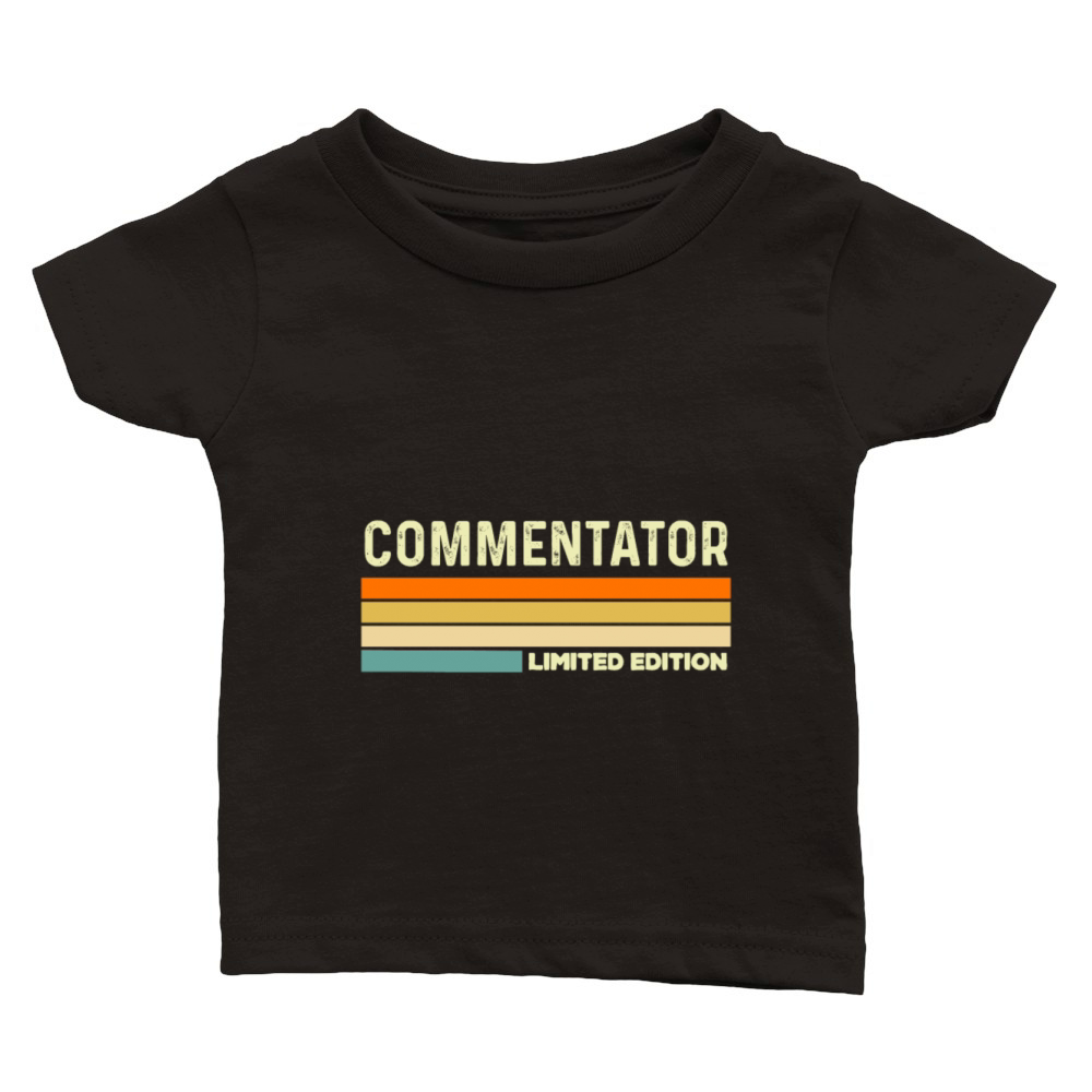 Commentator Limited edition Classic Baby Crewneck T-shirt