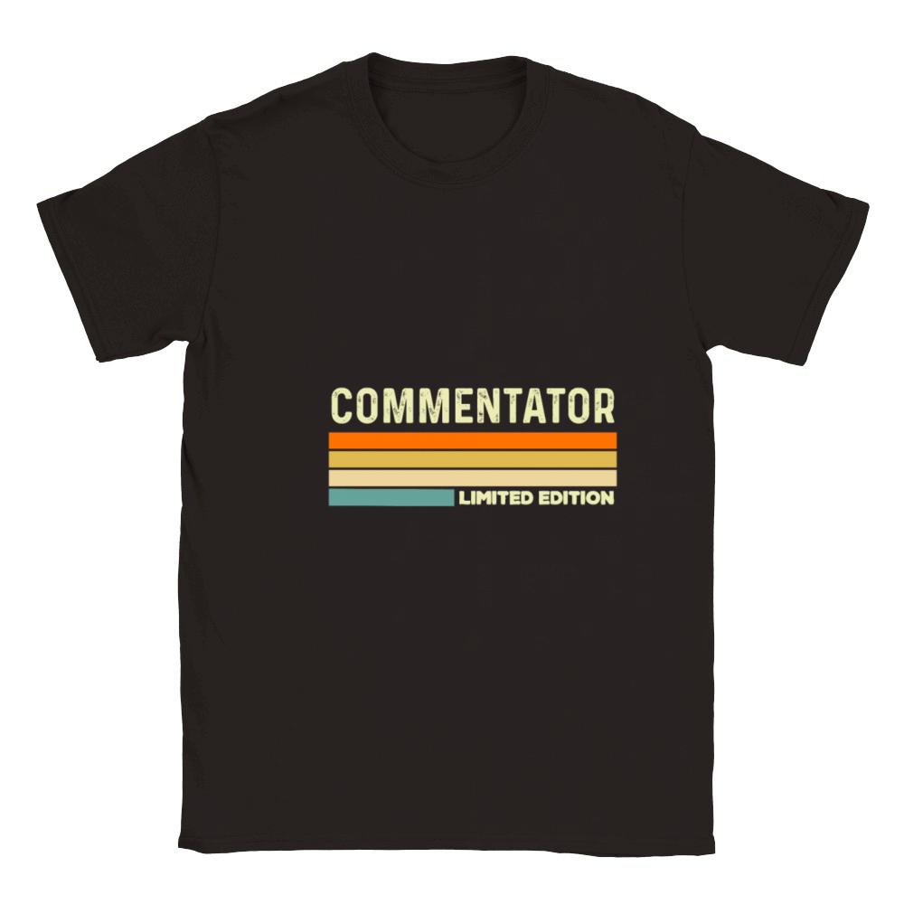 Commentator Limited edition Classic Kids Crewneck T-shirt