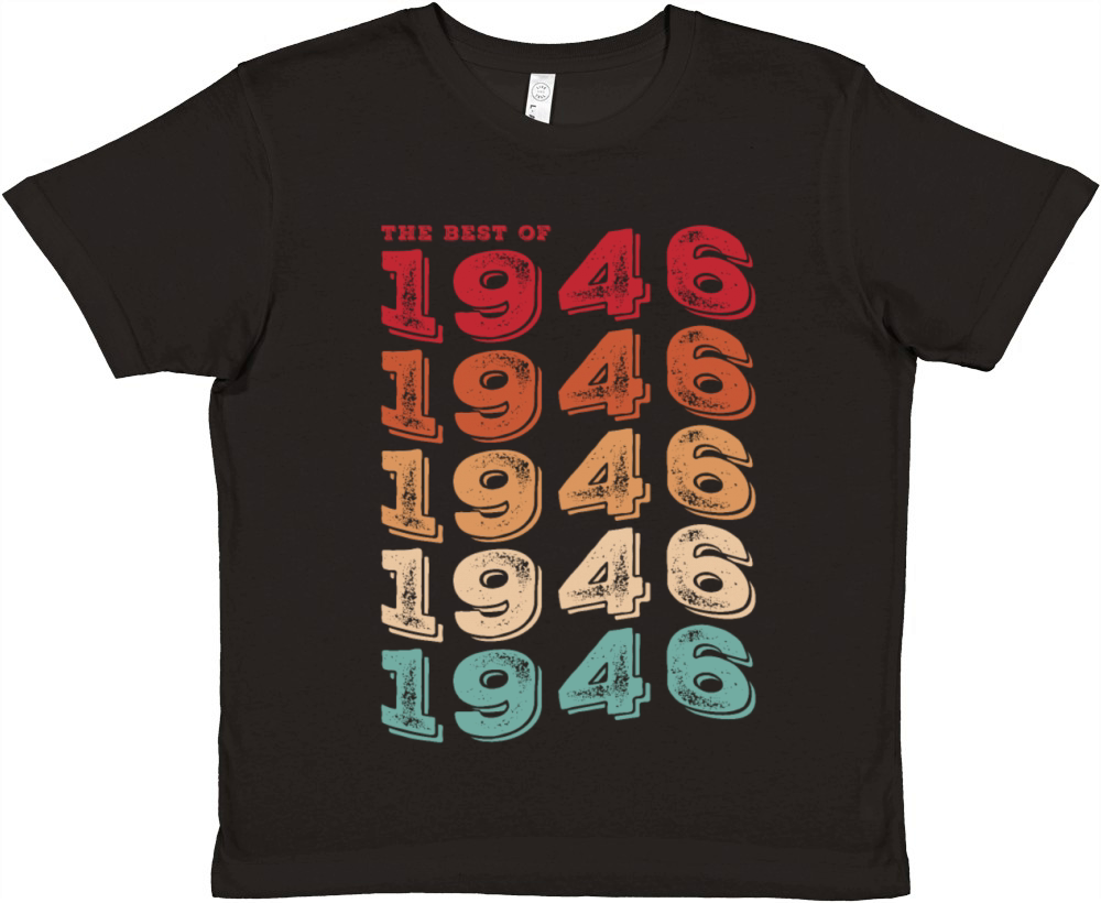 Vintage 1946 Gifts Legend for 77 Years Old - 77th Premium Kids Crewneck T-shirt
