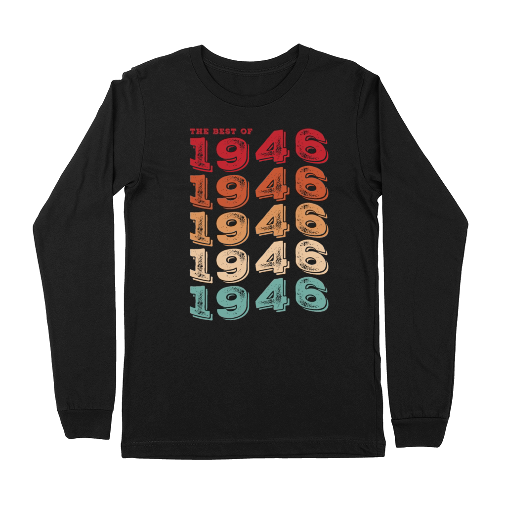 Vintage 1946 Gifts Legend for 77 Years Old - 77th Premium Long Sleeve