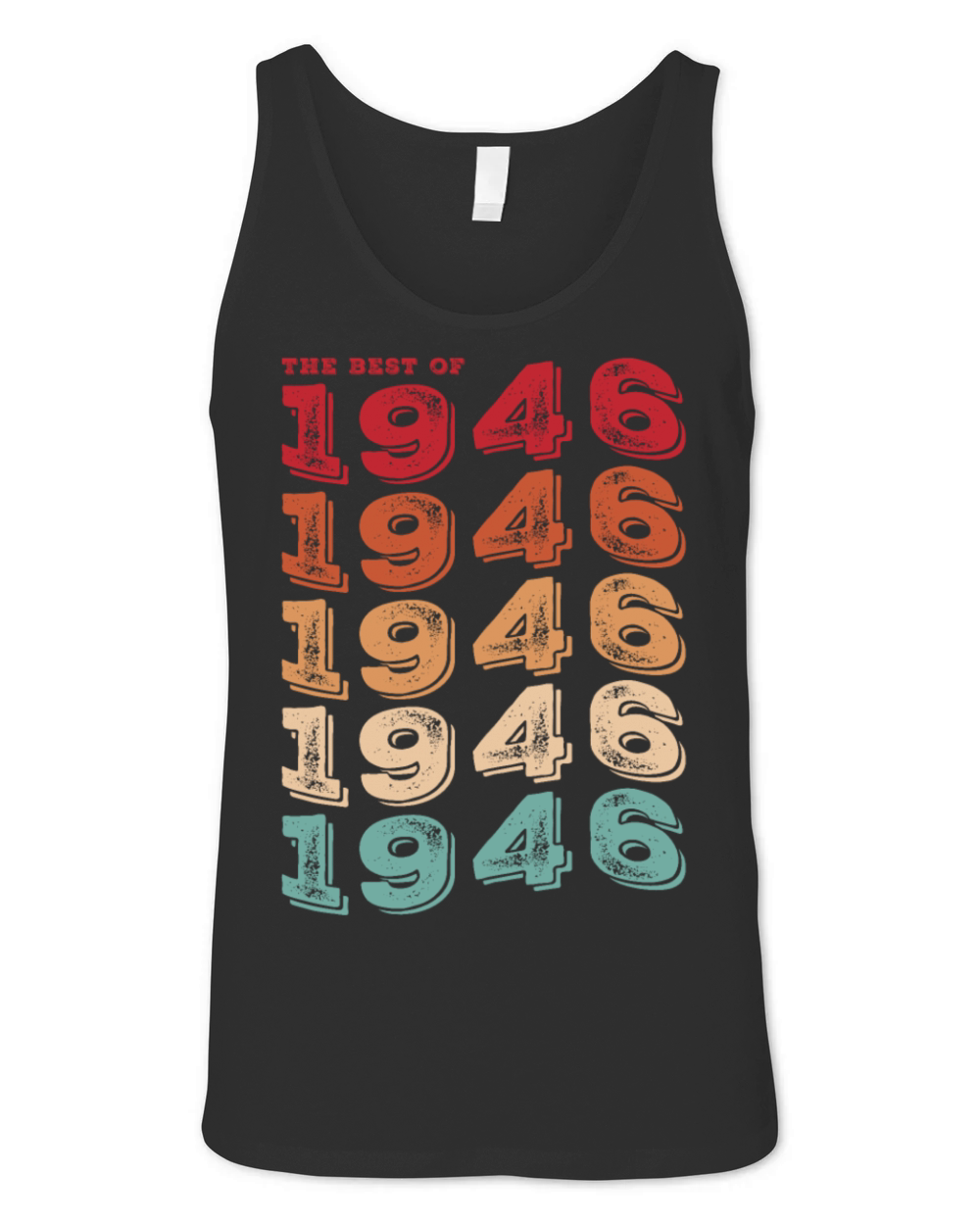 Vintage 1946 Gifts Legend for 77 Years Old - 77th Unisex Jersey Tank