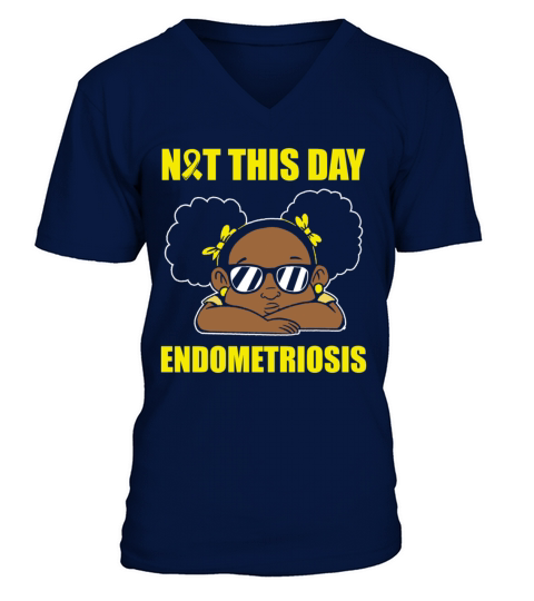 Not This Day Endometriosis Recovery Surgery V-Neck T-shirt