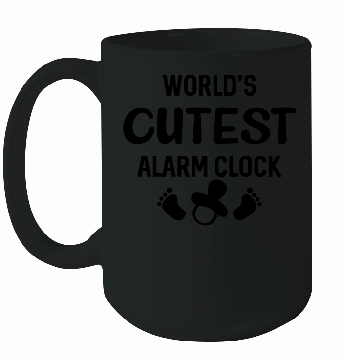 Worlds cutest alarm clock Ceramic Mug