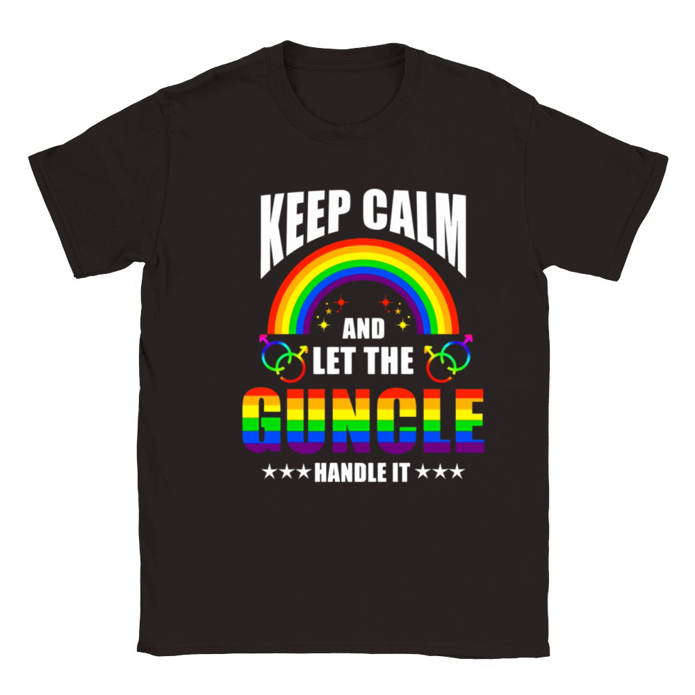 Keep Calm And Let The Guncle Handle It Guncle Classic Kids Crewneck T-shirt