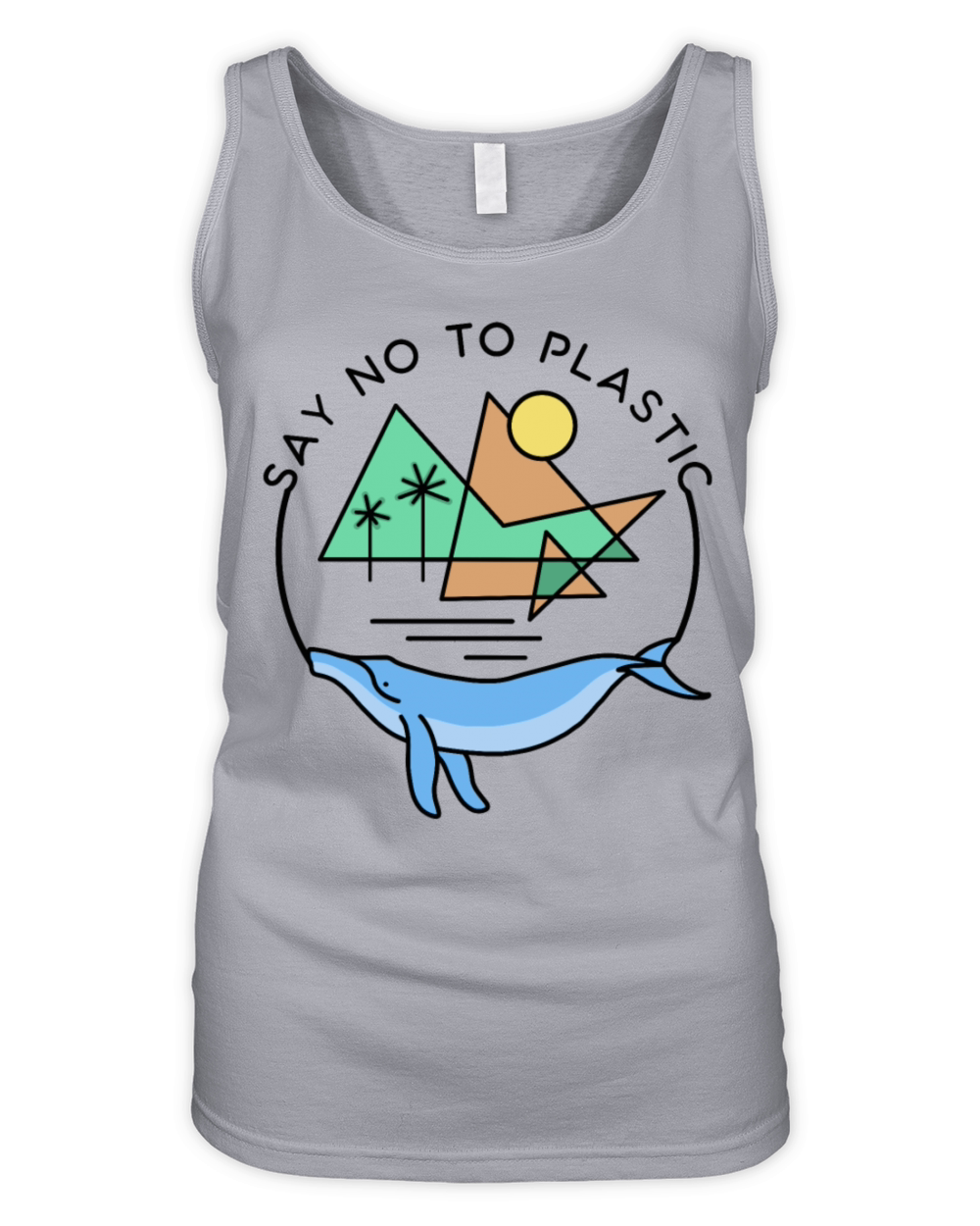 SAY NO TO PLASTIC OCEAN Organic Women's Tank Top