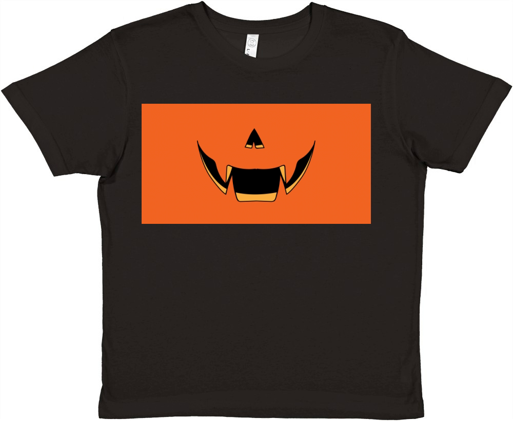 Halloween funny face mask patterns 08 Premium Kids Crewneck T-shirt