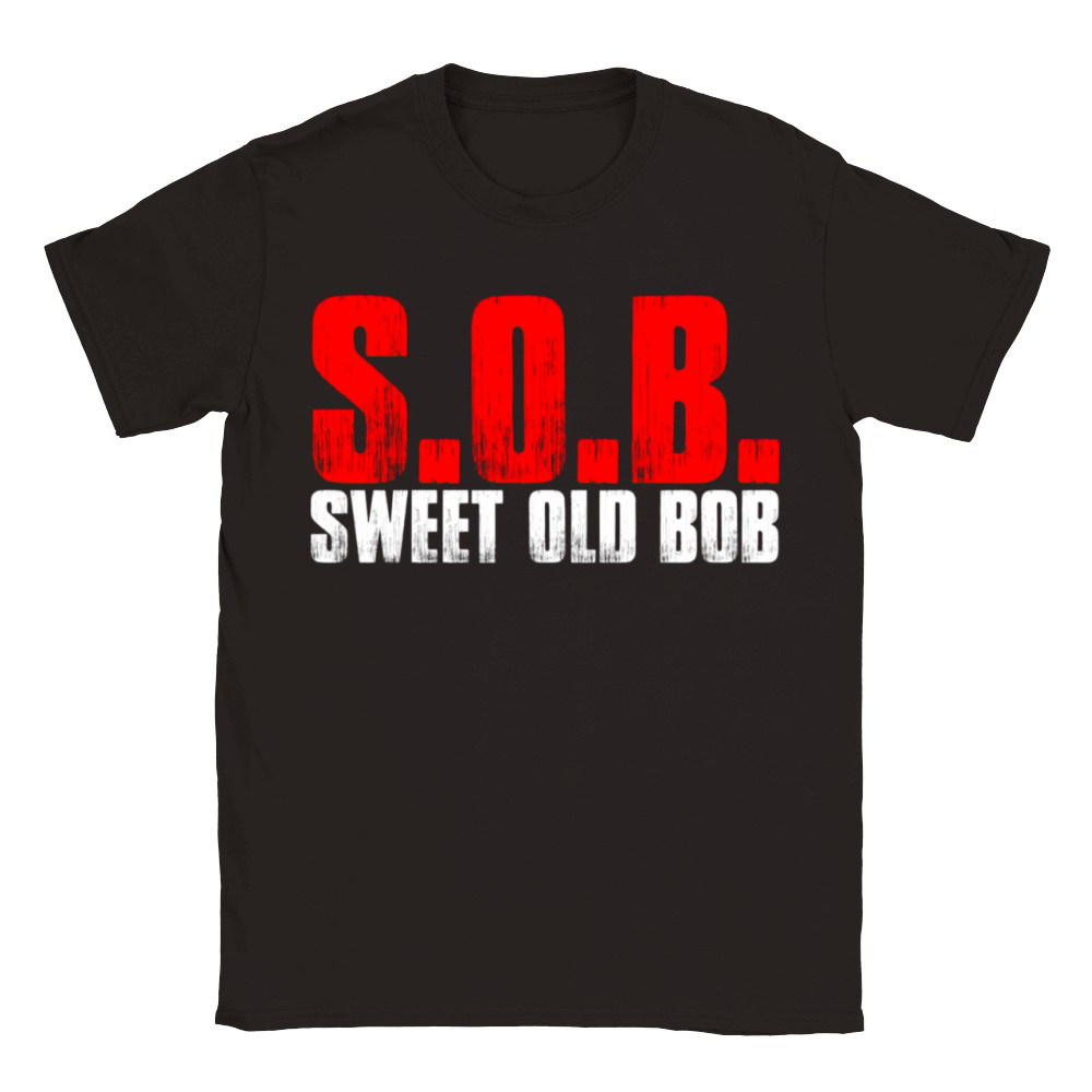 S O B Sweet Old Bob s Name Quote Classic Kids Crewneck T-shirt