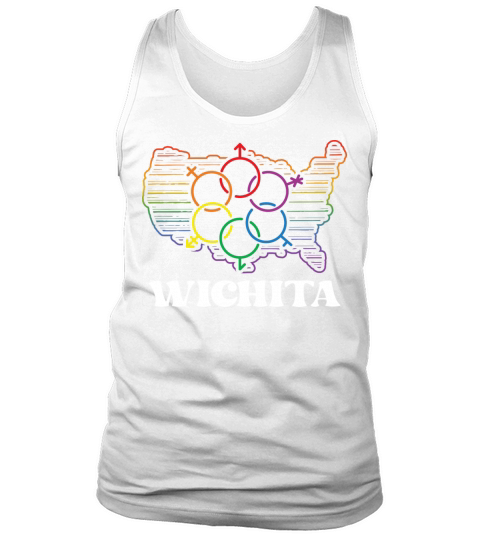 Wichita Pride Month Pride Flag LGBT Community LGBT Tank Top Unisex