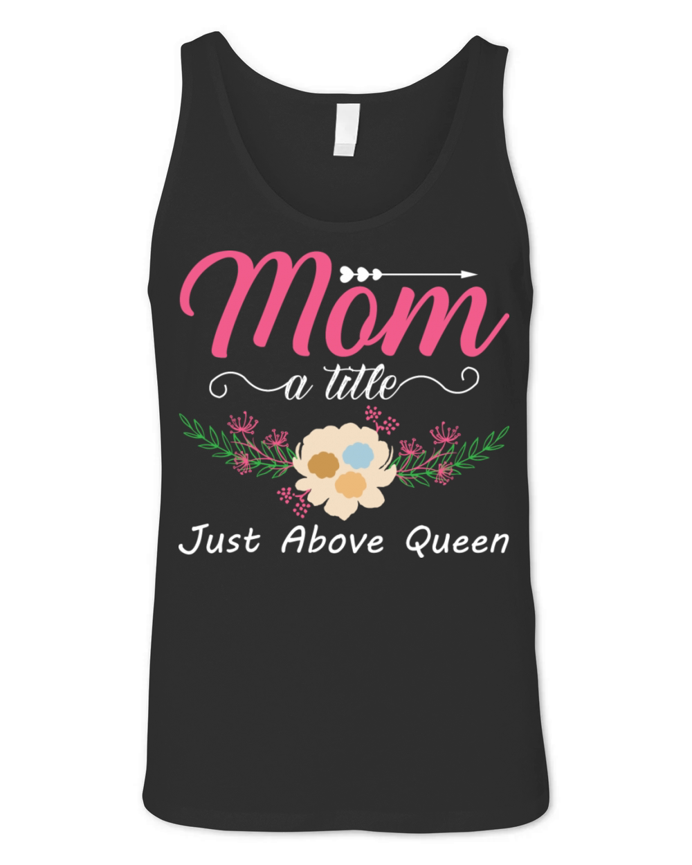 Mom A Title Just Above Queen For Mother For Mom Unisex Jersey Tank