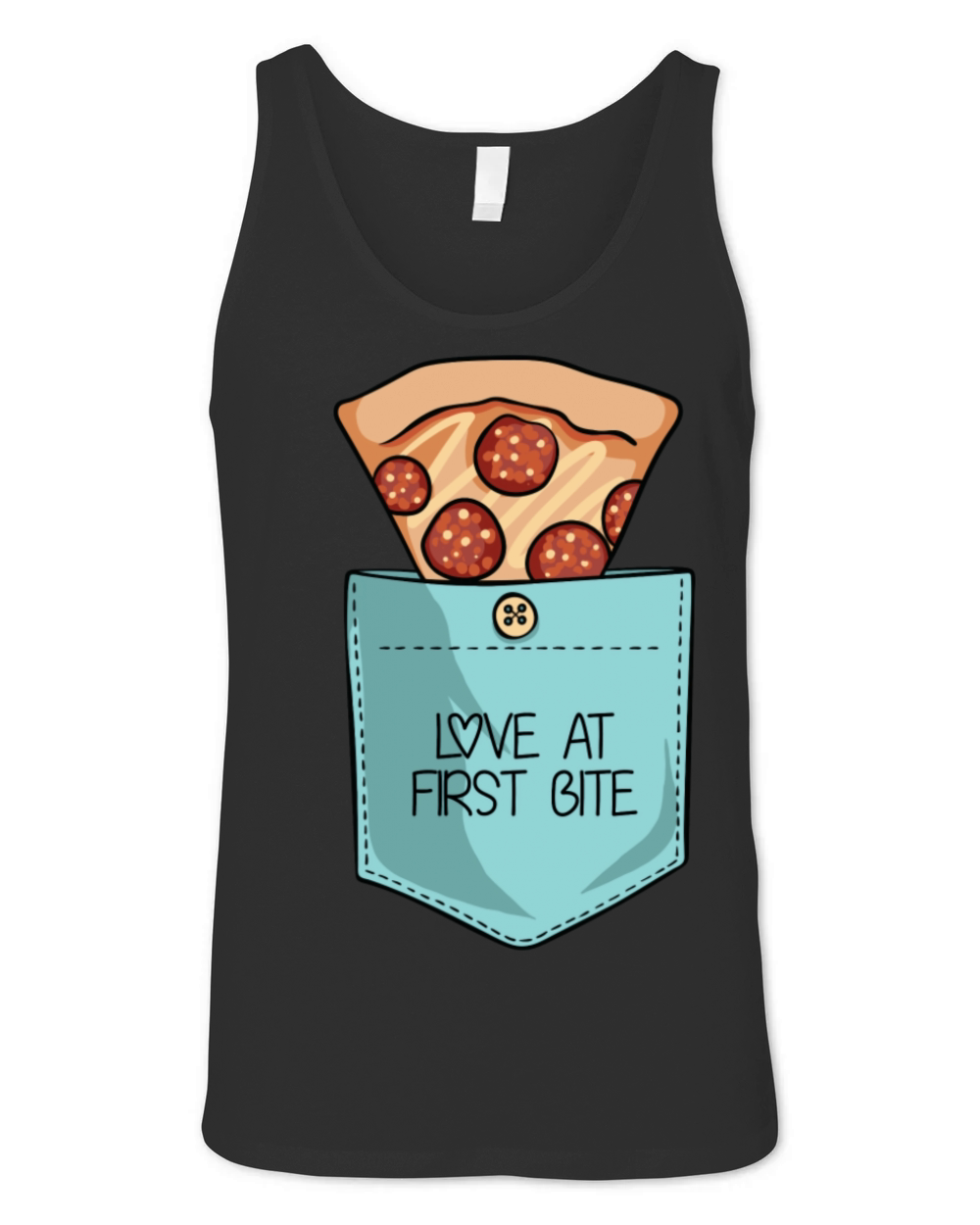 Pizza Pocket Unisex Jersey Tank