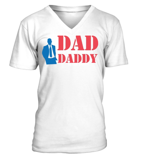 Dad In The Streets Dad In The Sheets Dad Jokes V-Neck T-shirt
