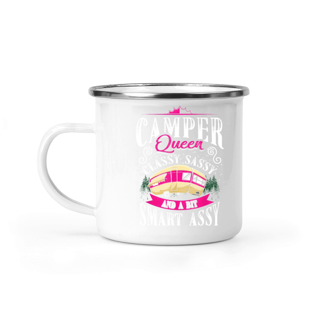 Camper Queen Classy Sassy And A Bit Smart Assy Camping Mug