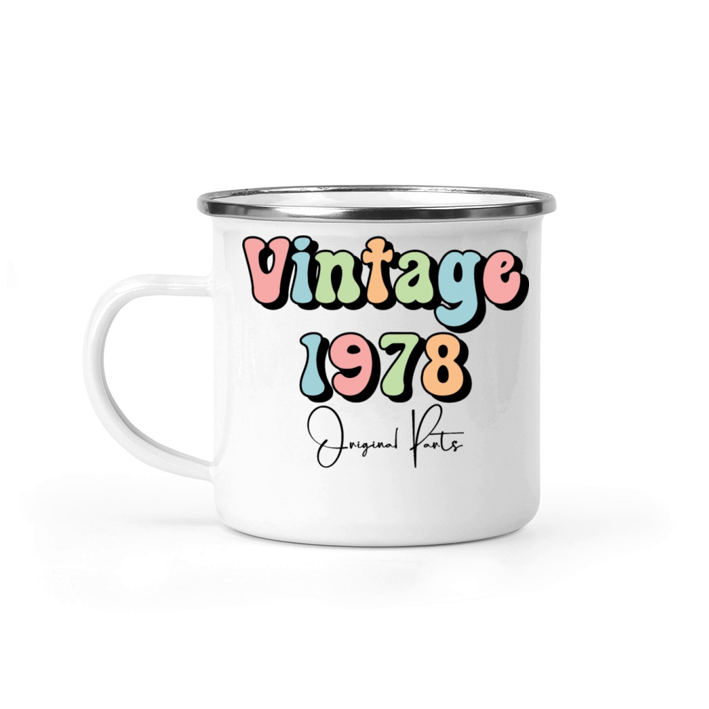 Vintage 1978 Camping Mug