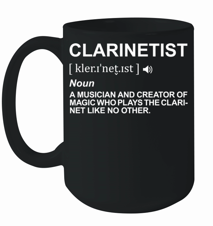 Clarinetist Definition Ceramic Mug