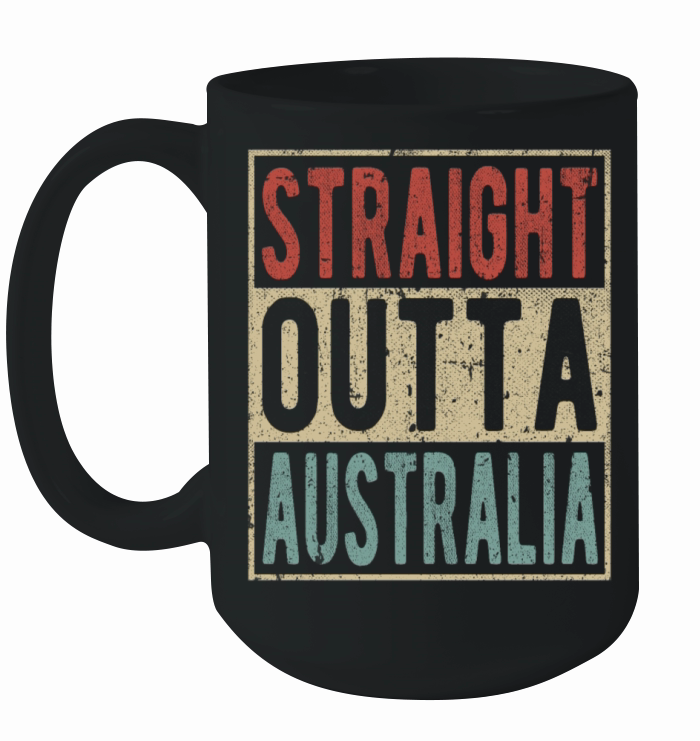Straight outta Australia Ceramic Mug