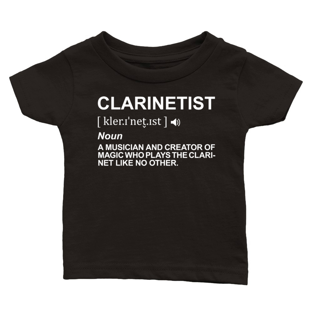 Clarinetist Definition Classic Baby Crewneck T-shirt