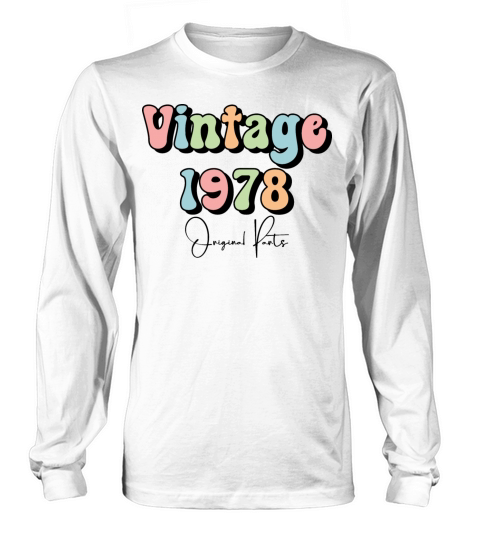 Vintage 1978 Long sleeved Unisex