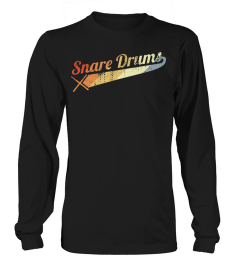 Vintage Snare Drums Long sleeved Unisex