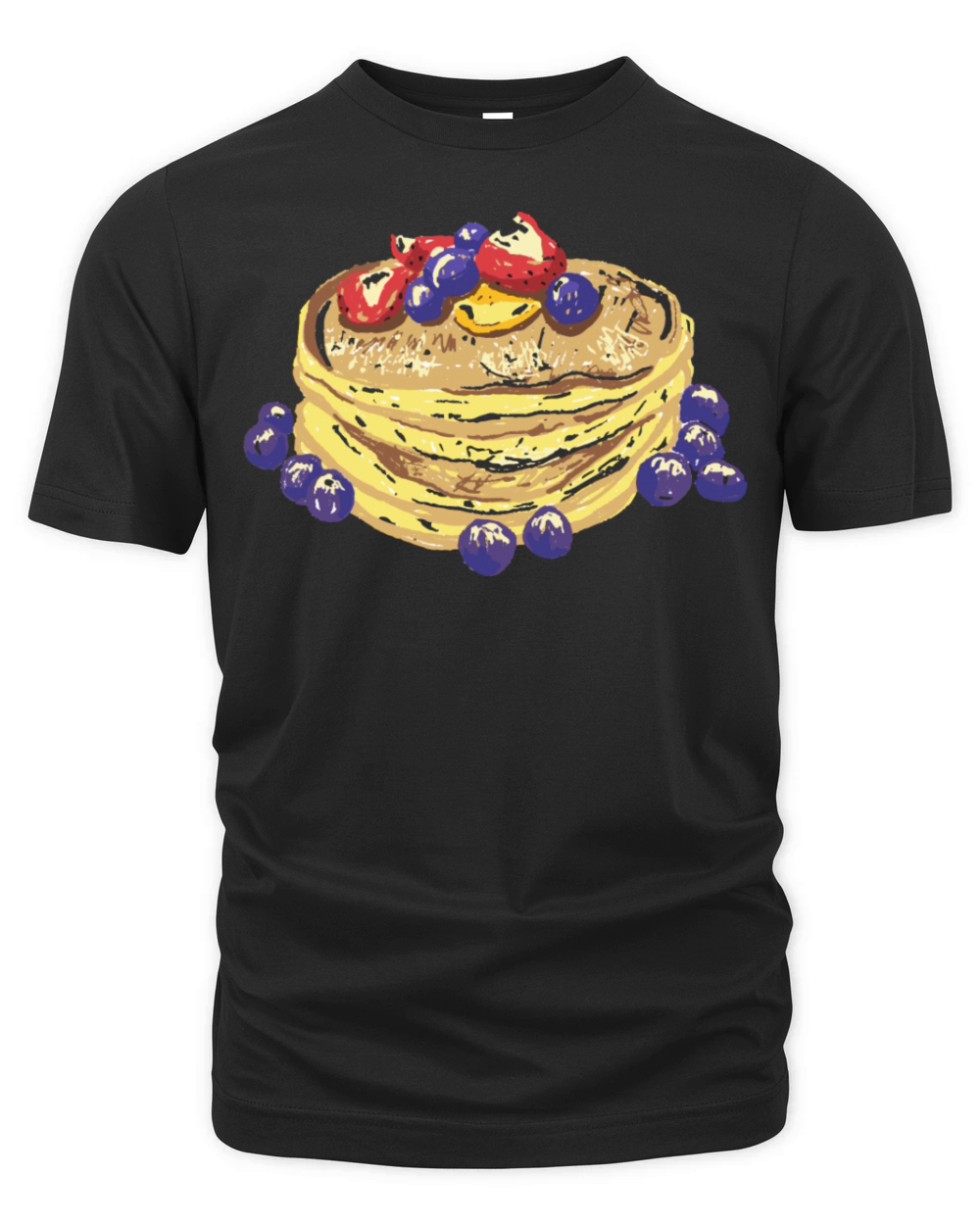 Pancakes With Berries Organic Unisex T-shirt