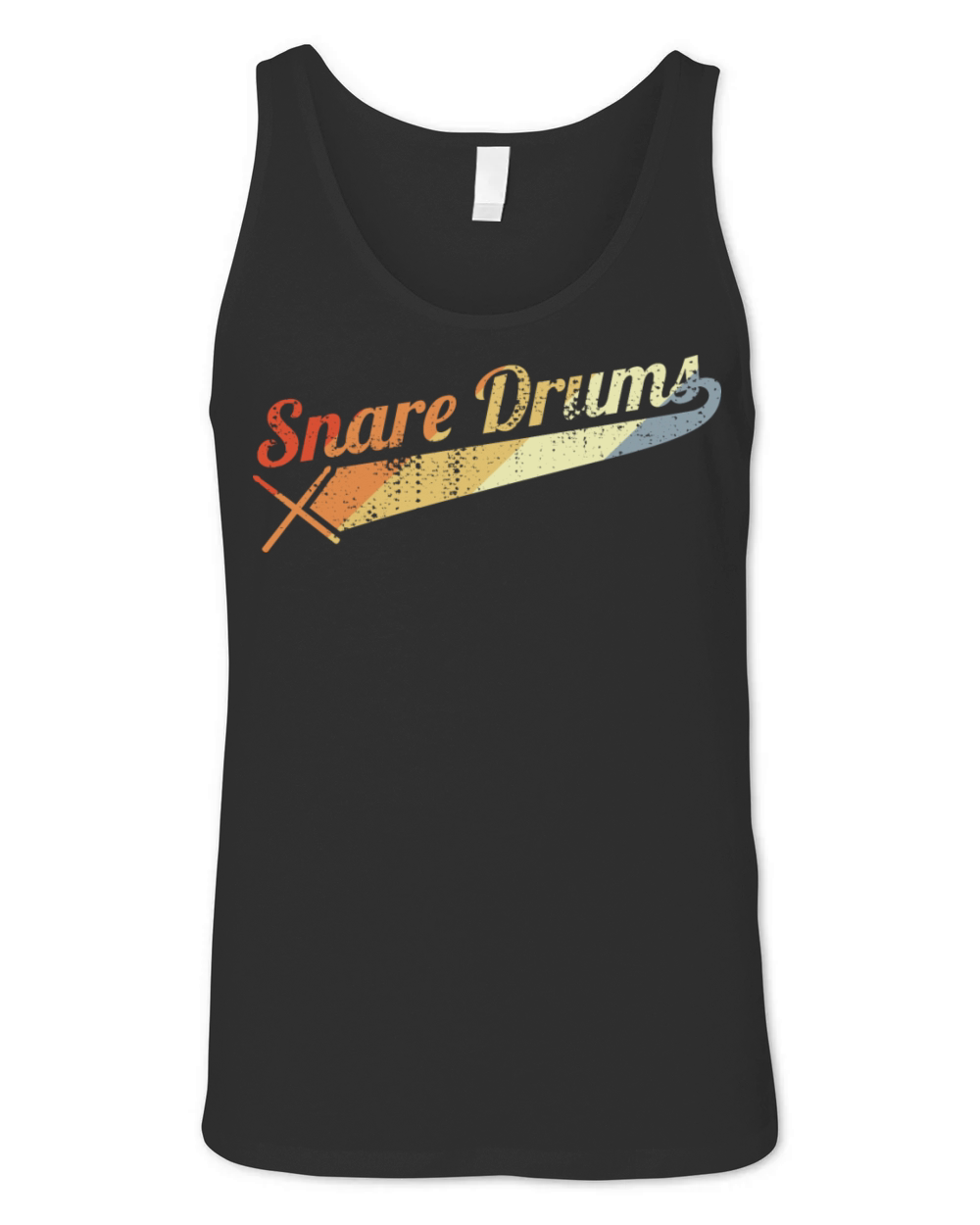 Vintage Snare Drums Unisex Jersey Tank